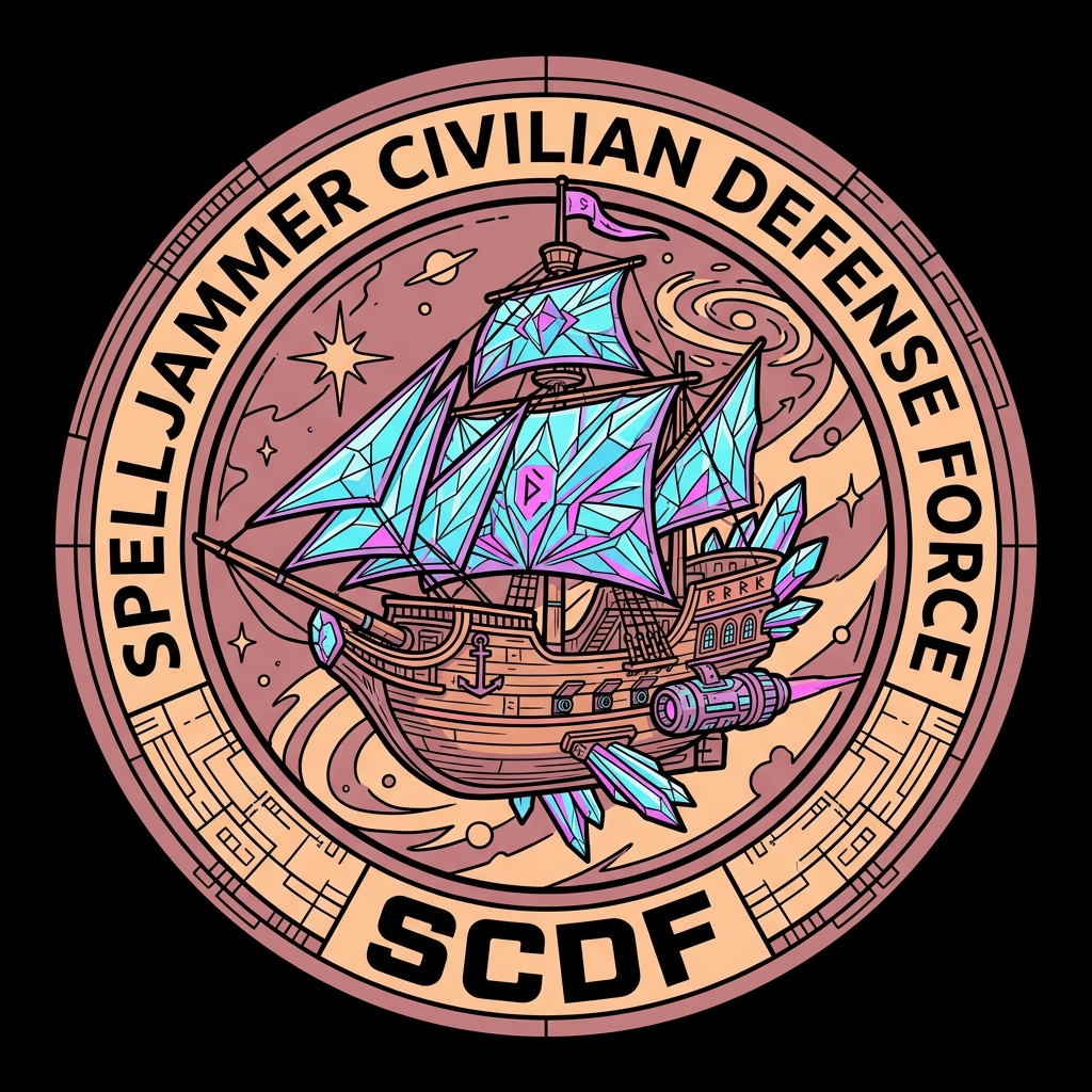 Spelljammer Civilian Defense Force Crest
